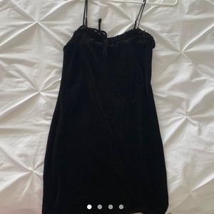 Size Medium black velvet Urban Outfitters dress